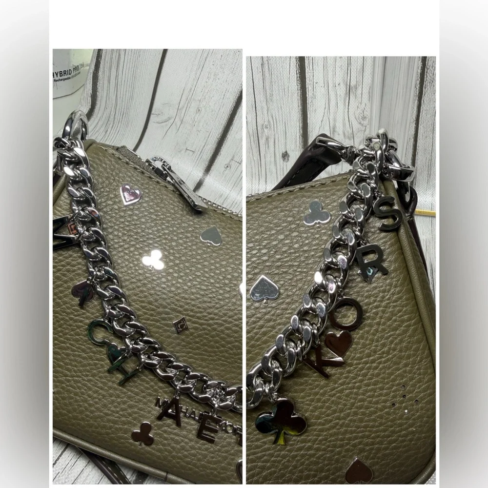 BRAND NEW Michael Kors Carmela Small Embellished Convertible Crossbody Bag
